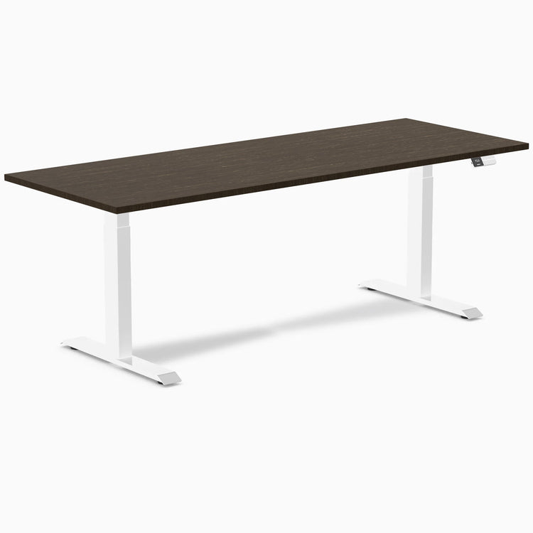Desky Dual Bamboo Sit Stand Desk