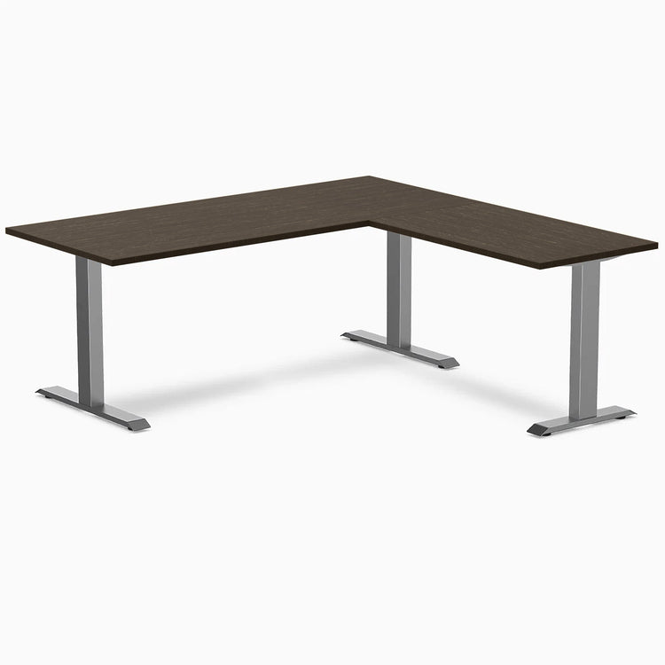 Desky Zero Bamboo L-Shape Office Desk