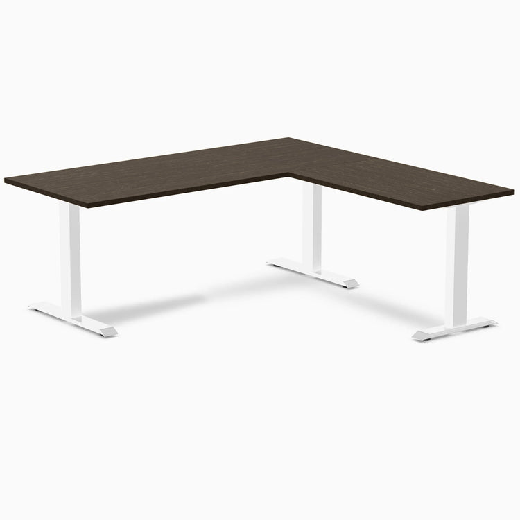 Desky Zero Bamboo L-Shape Office Desk
