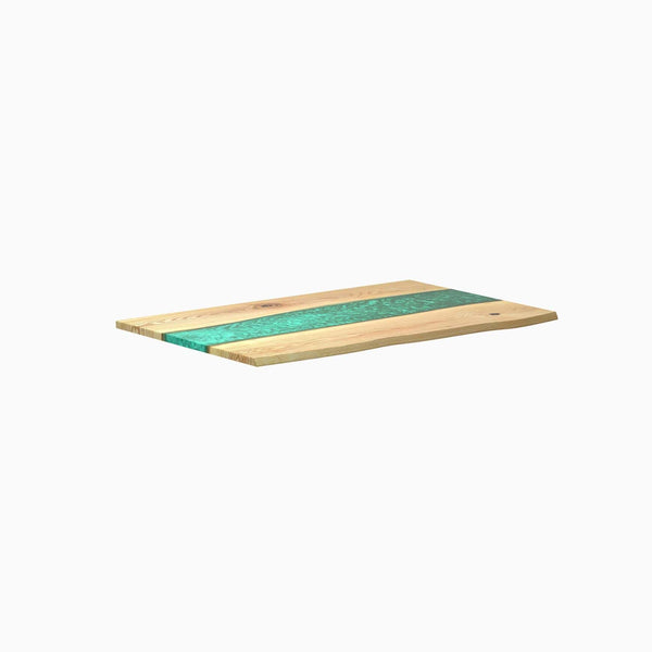 Desky Resin Hardwood Desk Tops White Ash -Desky®