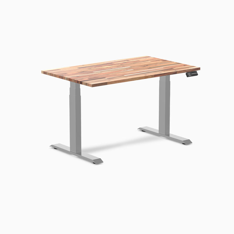 Almost Perfect Desky Dual Softwood Sit Stand Desk-Acacia Desky®