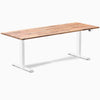 Electric dual softwood sit stand desk Acacia - Desky