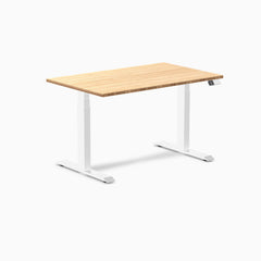 Electric dual bamboo sit stand desk Bamboo - Desky