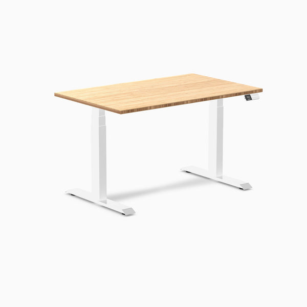 Electric dual bamboo sit stand desk Bamboo - Desky