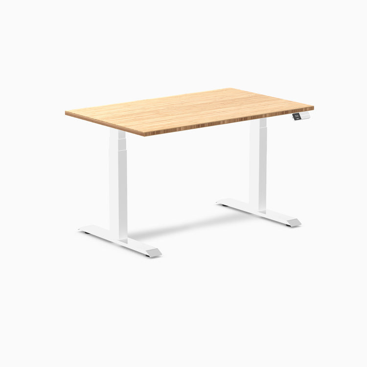 Electric dual bamboo sit stand desk Bamboo - Desky