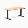 Electric dual bamboo sit stand desk Bamboo - Desky