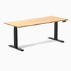 Electric dual bamboo sit stand desk Bamboo - Desky