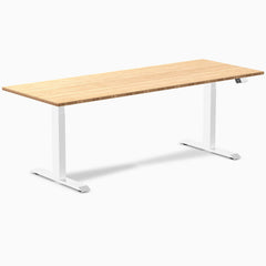 Electric dual bamboo sit stand desk Bamboo - Desky