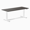 Electric Dual melamine sit stand desk burnished desktop - Desky