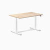 Almost Perfect Desky Dual Melamine Sit Stand Desk-Classic Oak Desky®