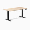 Electric Dual melamine sit stand desk classic oak desktop - Desky