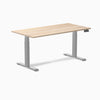 Almost Perfect Desky Dual Melamine Sit Stand Desk-Classic Oak Desky®