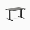 Electric dual bamboo sit stand desk Dark Bamboo - Desky