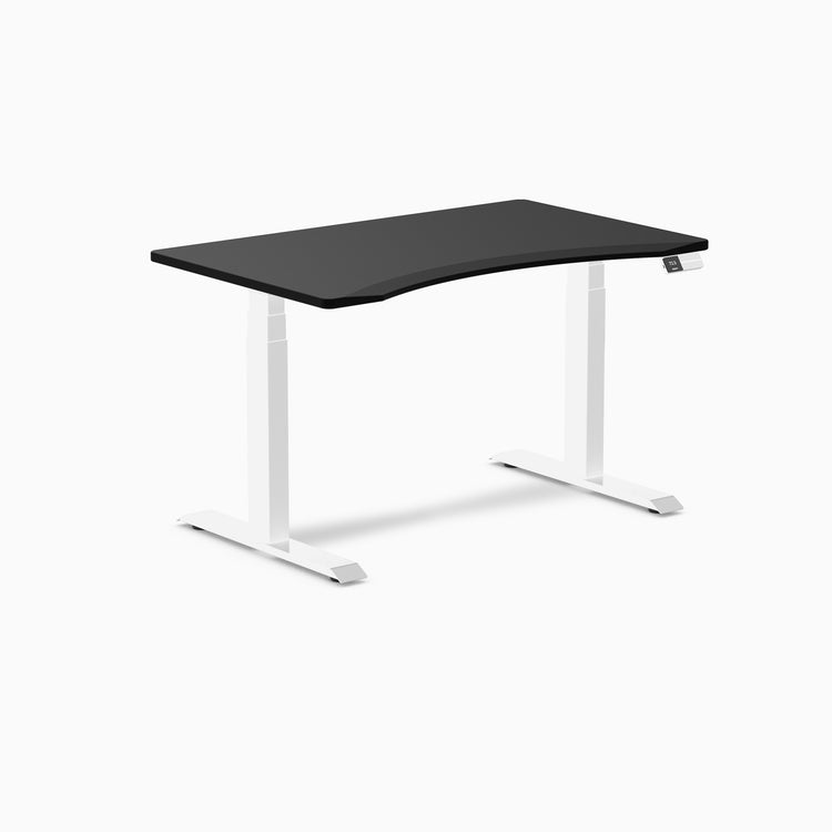 Alpha dual gaming desk in white - Desky