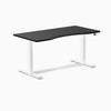 Electric dual ergo edge standing desk black - Desky