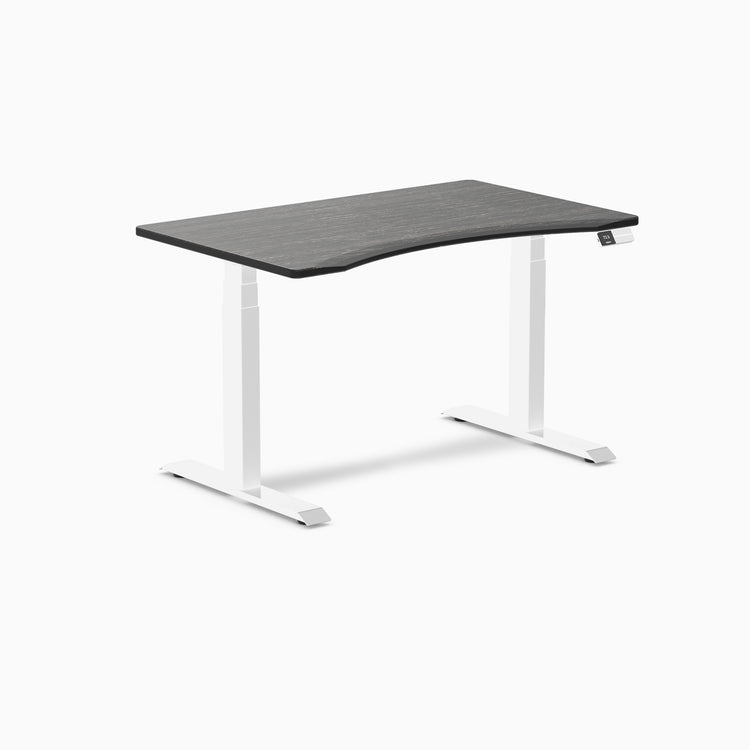 Electric dual ergo edge standing desk dark bamboo - Desky