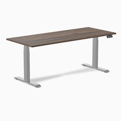 Desky Dual Melamine Sit Stand Desk-Dual Desks-Desky-Jarrah Legno-1800x750mm-Grey-Desky® Australia