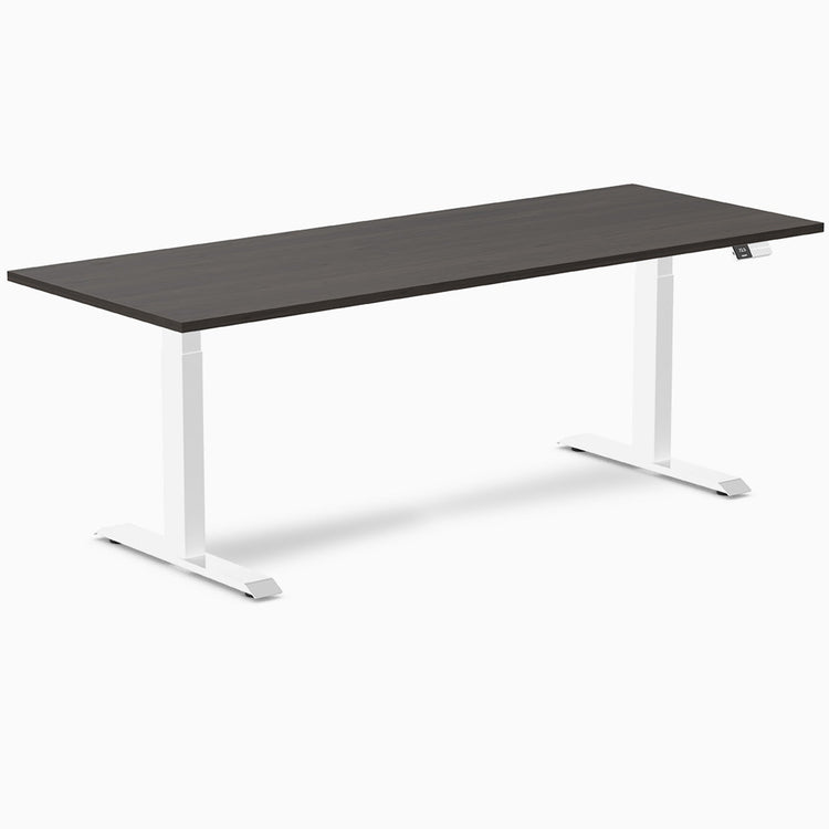 Desky Dual Melamine Sit Stand Desk