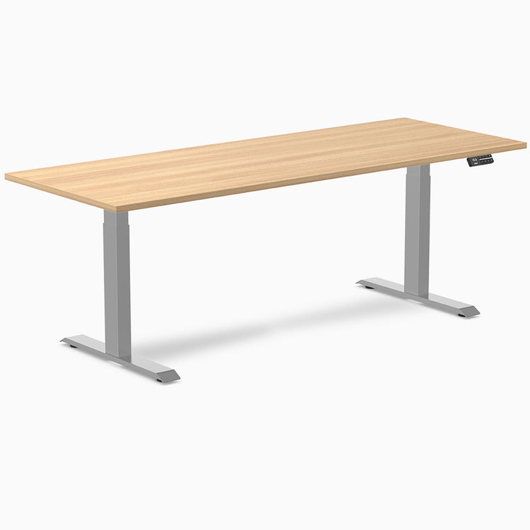 Almost Perfect Desky Dual Melamine Sit Stand Desk