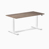 Almost Perfect Desky Dual Melamine Sit Stand Desk-Natural walnut Desky®