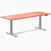 Almost Perfect Desky Dual Softwood Sit Stand Desk-Red Cedar Desky®