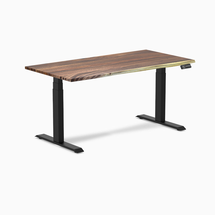 Electric Standing Desk Hardwood Saman - Desky