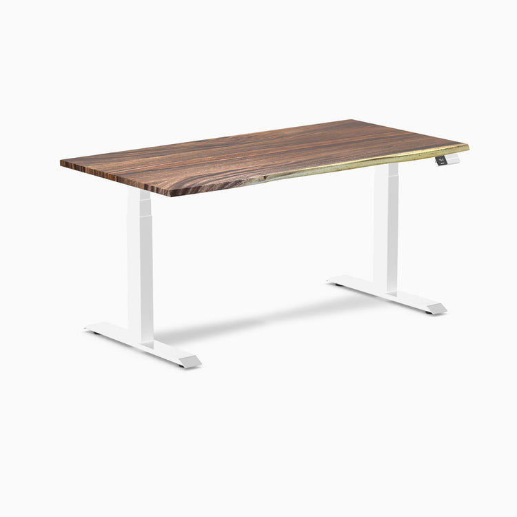 Electric Standing Desk Hardwood Saman - Desky