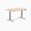 Almost Perfect Desky Dual Scalloped Melamine Sit Stand Desk-Classic Oak Desky®