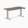 Almost Perfect Desky Dual Scalloped Melamine Sit Stand Desk-Jarrah Legno Desky®