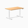 Almost Perfect Desky Dual Melamine Sit Stand Desk-Select Beech Desky®