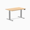 Almost Perfect Desky Dual Melamine Sit Stand Desk-Sublime Teak Desky®