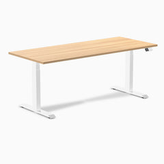 Electric Dual melamine sit stand desk sublime desktop - Desky