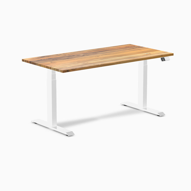 Electric Standing Desk Hardwood Teak - Desky