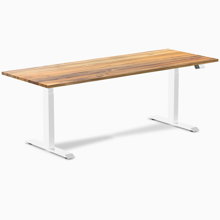 Electric Standing Desk Hardwood Teak - Desky