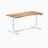 Electric dual ergo edge standing desk tiger bamboo- Desky