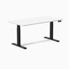 Almost Perfect Desky Dual Melamine Sit Stand Desk-White Desky®