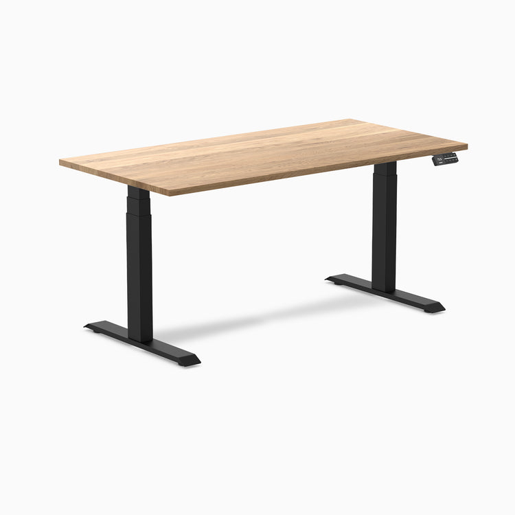 Electric Standing Desk Hardwood White Oak - Desky