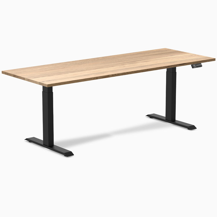 Electric Standing Desk Hardwood White Oak - Desky