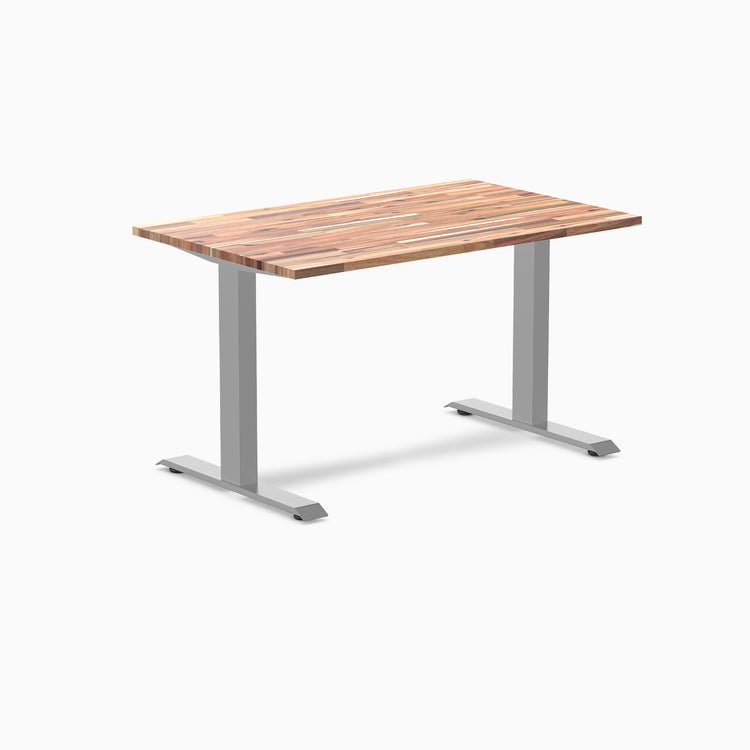 Zero softwood acacia fixed office desk - Desky