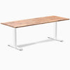 Zero softwood acacia fixed office desk - Desky