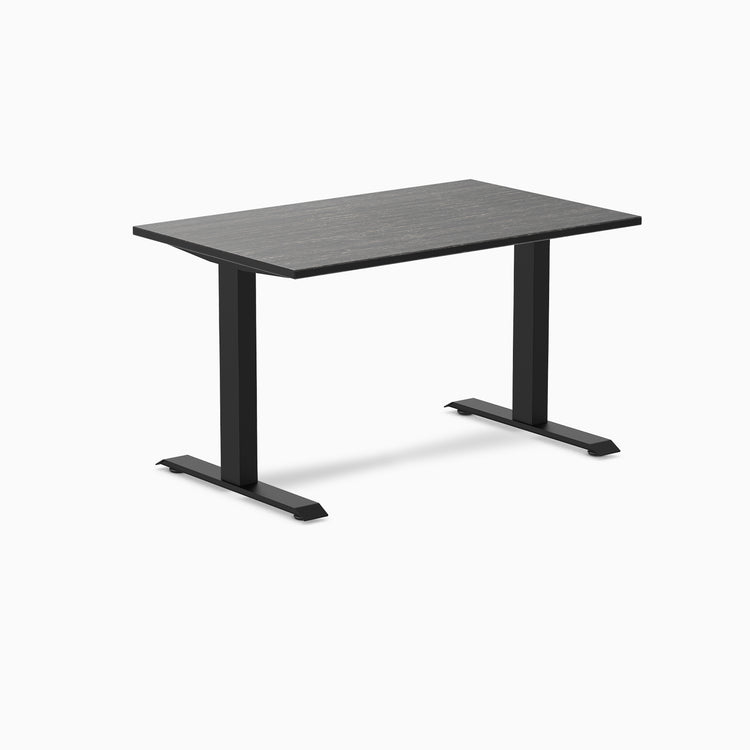 Desky Zero fixed dark Bamboo Office Desk Bamboo -Desky®