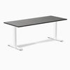 Desky Zero fixed Bamboo Office Desk Dark bamboo -Desky®