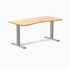 Zero ergo bamboo fixed office desk - Desky