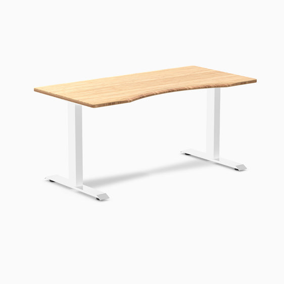 Zero ergo bamboo fixed office desk - Desky