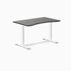 Zero ergo dark bamboo fixed office desk - Desky