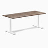 Desky zero hardwood natural walnut fixed office desk