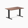 Desky zero hardwood walnut fixed office desk