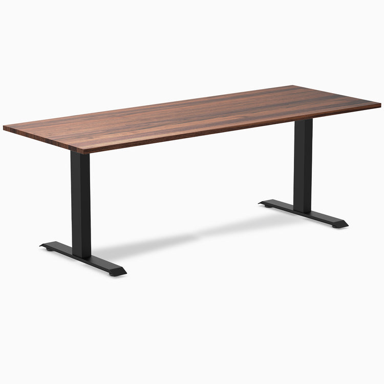 Desky zero hardwood walnut fixed office desk