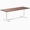 Desky zero hardwood walnut fixed office desk