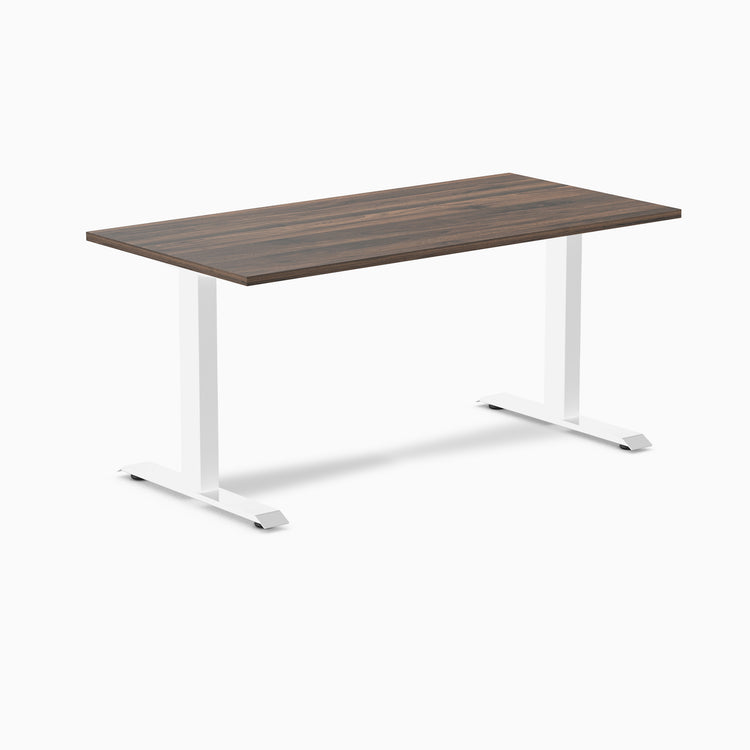 Zero melamine fixed office desk jarrah legno desktop - Desky